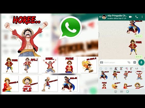 Download PNG Stiker Whatsapp Anime One Piece [Monkey D Luffy]