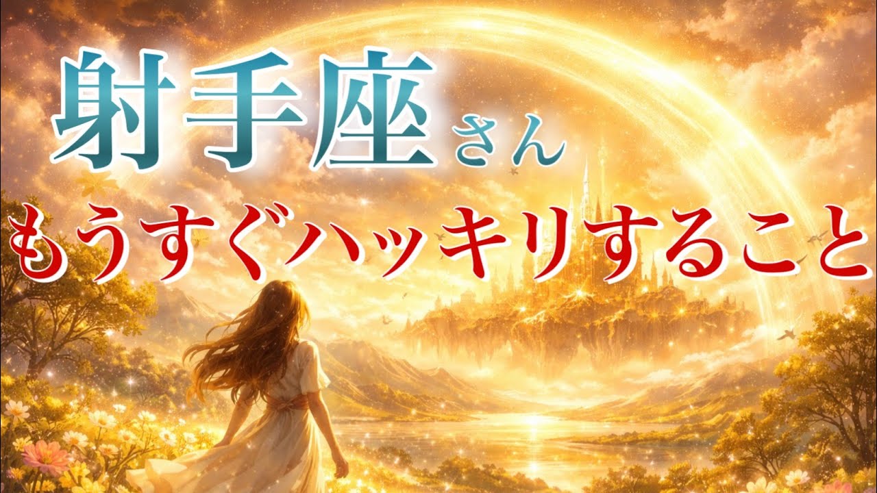 【いて座さん👑】もうすぐハッキリすること🪐見た時がタイミング【タロット・ルノルマン・オラクルカードリーディング】
