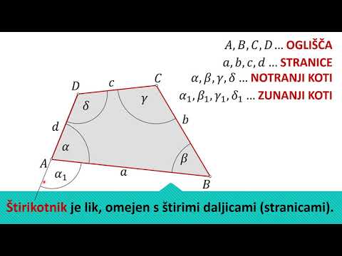 Video: Kako štirikotnik Umestiti V Krog