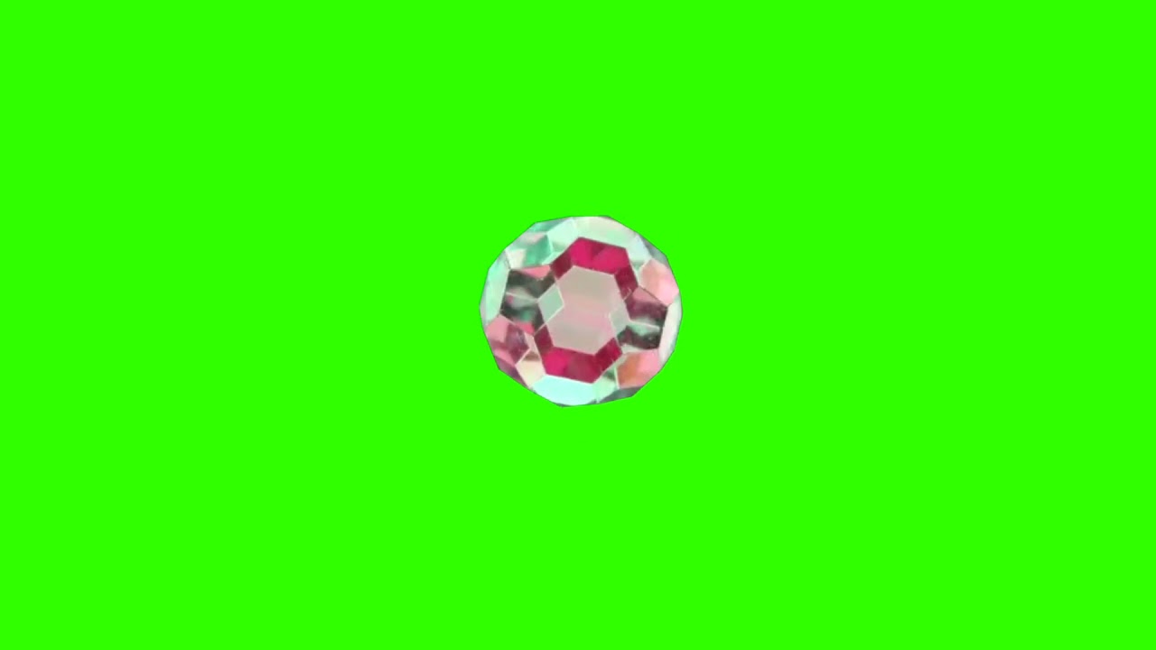Green screen | Crystal Diamond | Bead | Video background | Footage | №90