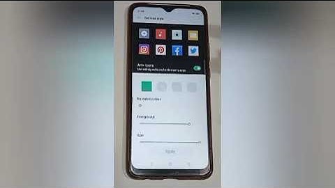 OPPO A77s How to change icon style in oppo a11,change icon style setting