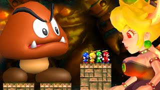 Can The Mario Bros. Defeat Mega Goomba And Bowsette?