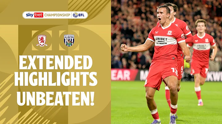 UNBEATEN! | Middlesbrough v West Brom extended highlights