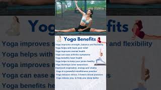 Yoga benefits #shorts  #yogadaily #yogainspiration #yoga #yogagirl #yogalife