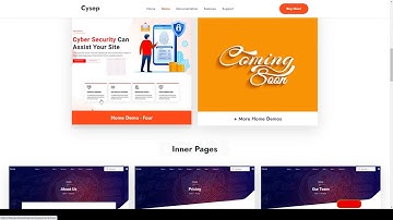 Cysep - Cyber Security Services WordPress Theme cracking data security Maijima