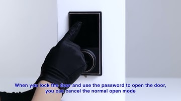 New Video of setting of the normally open function of 302 smart lock