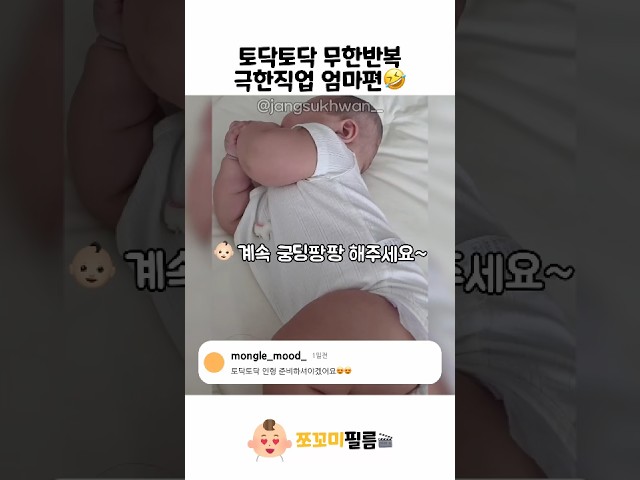 토닥토닥 무한반복????