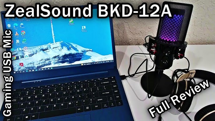 ZealSound USB Microphone,Condenser Computer PC Mic,Plug&Play Gaming Mi