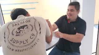 Arm Wrestling In School Lol