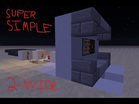 Super Simple 2-Wide Gambling Machine Tutorial Minecraft