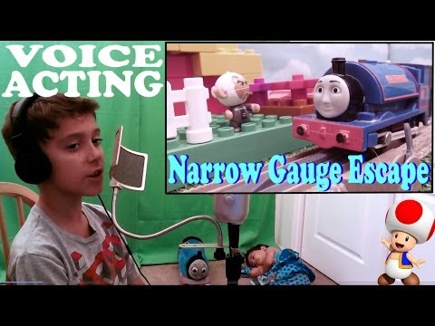 VOICE ACTING - Escape Narrow Gauge Engine Sir Handel Thomas & Friends Rheneas