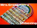 【開封動画】ミセスグロスマンシールセットレインボー/Mrs. Grossman's rainbow sticker unboxing