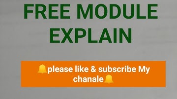 FREE MODULES EXPLAIN & EXAMPLE , advanced abstract algebra-ll