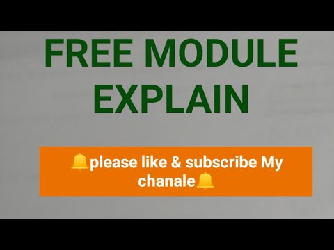 FREE MODULES EXPLAIN