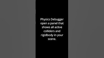 Tips 26 || Physics Debug in unity 3d || Learn Unity || Game Developer Unity #unitygamedevelopment