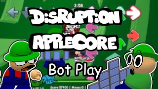 Disruption and AppleCore Bot Play [FNF Vs. Dave and Bambi: Golden Apple Edition]