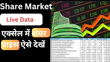 📈 How to Check Live Stock Prices in Excel 📈
