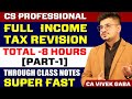 CS - PROFESSIONAL | Fast Track Revision | Income Tax | Part - 1 | CA Vivek Gaba | www.vgstudyhub.com