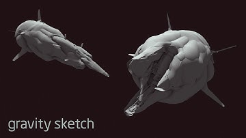 GravitySketch Spaceship Timelapse - 02