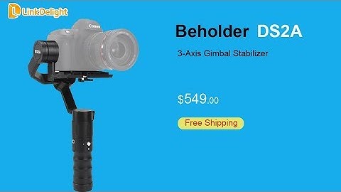 Beholder DS2A 3-Axis Gimbal with 45-Degree Pistol Grip for DSLR -- Linkdelight.com