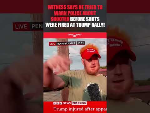 Eyewitness account: Trump