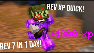 How to get REV Slayer XP *FAST!!* REV 7 In 1 DAY!!