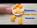 Miniature Polymer Clay Orange Cane Tutorial - Dollhouse Food