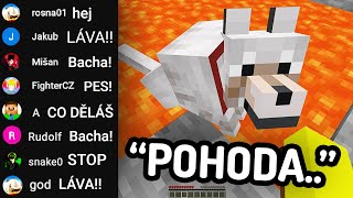 TROLLÍM Fanoušky PROKLETÝM Minecraft Streamem