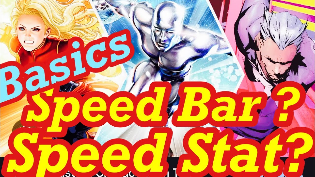 SPEED STAT and SPEED BAR Mechanics Part 2 | Back to The Basics | Marvel Strike Force MSF