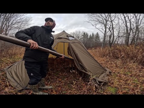 أول مخيم شتوي في خيمتي الساخنة الجديدة