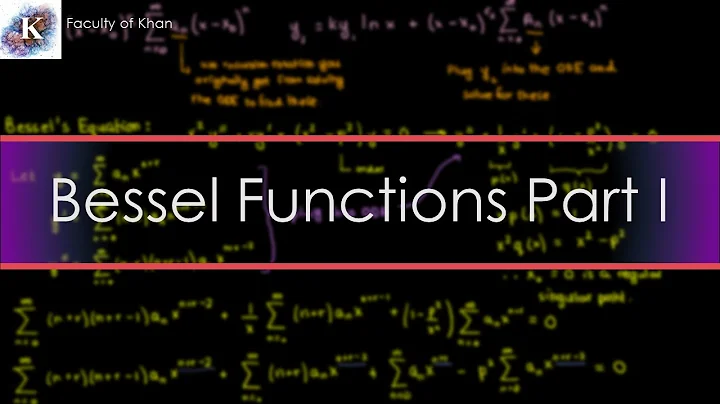 Bessel Functions and the Frobenius Method