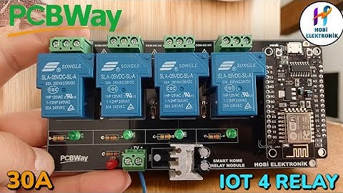 IOT AKILLI EV SİSTEMLERİ / EVLERİNİZİ BU MODÜL İLE AKILLI HALE GETİRİN #esp8266  #pcbway #project