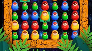 MERGE AND MATCH - Colorful Doll Stack Satisfying ASMR Gameplay (Level 1 - 10 ) screenshot 5