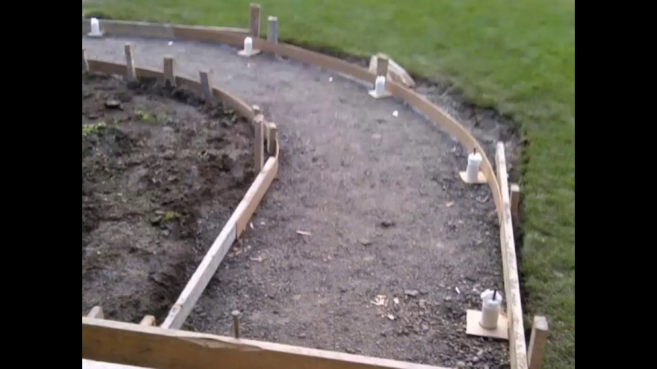 How to pour exposed aggregate concrete YouTube