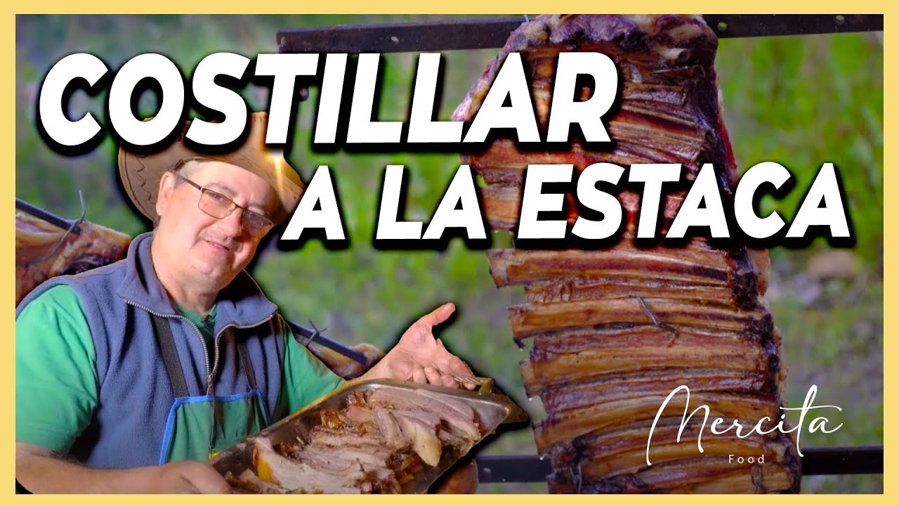 Costillar a la estaca - Como asar a las llamas