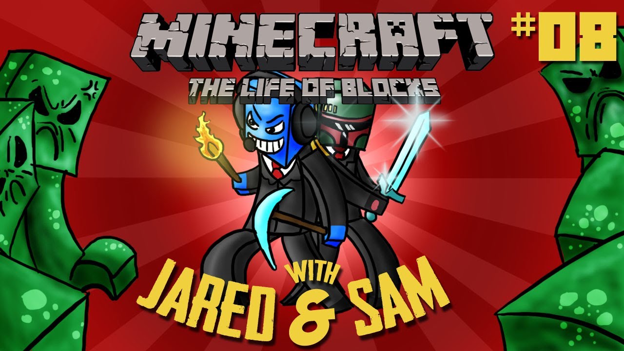 Minecraft The Life Of Blocks! w/ Sam + Jared (Feat. Whiteboy)! Ep. 8