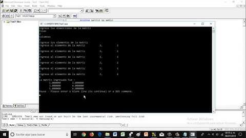 Matriz MxN en fortran -codigo fuente-fortran 90-95