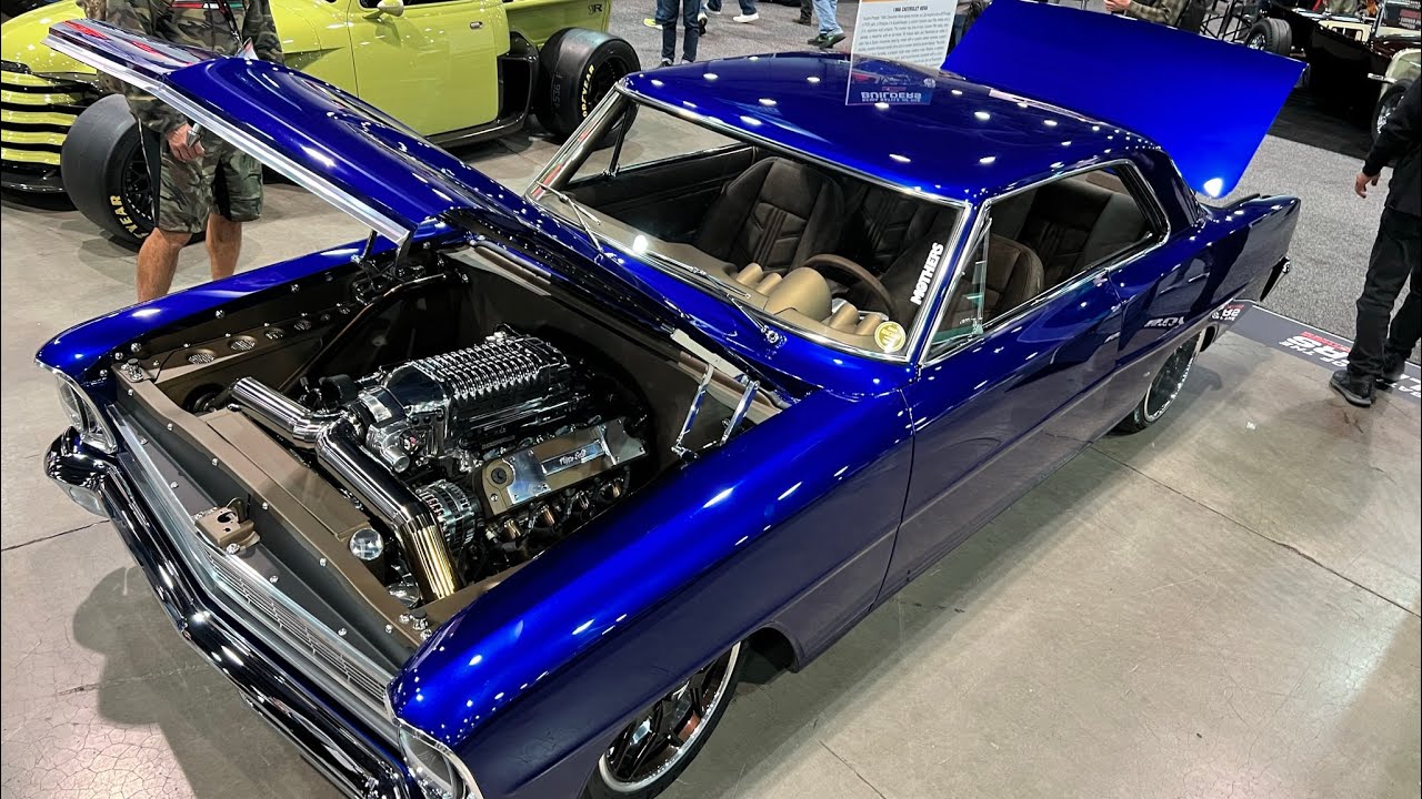 Austin Phipps 1966 Chevy nova at Sema show 2022