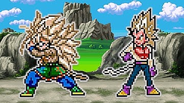 GOKU SS5 VS VEGETA SSJ5 | GAME JUMP FORCE MUGEN V7 PC | Full 578 Characters