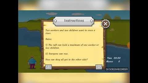 River Crossing Level 3 Solved