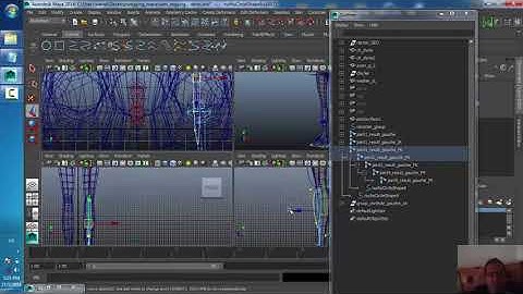 Creating a Character Rig - Part 11 -  Leg FK controls and joint stretching