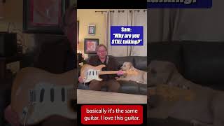 Dog Gives Side-Eye #guitar #shorts #pittie #stratocaster #sideeye