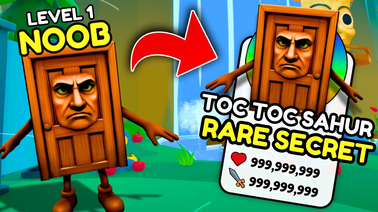 Начинаем заново как НОВИЧОК с TOC TOC SAHUR в Brainrot Evolution (Roblox)