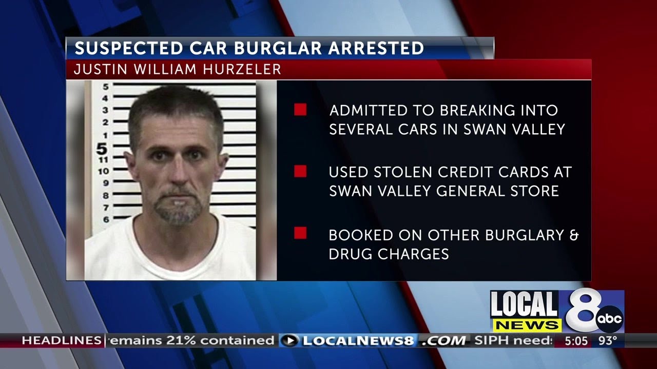Man arrested after multiple vehicle burglaries - YouTube