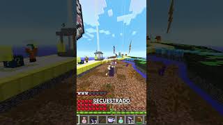 ¡Me secuestraron los pollos en Minecraft! ¡Roba mi armadura! #shorts