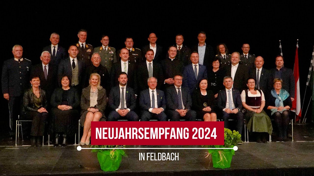 Neujahrsempfang 2024 in Feldbach  | Styria | Austria | vulkantv.at