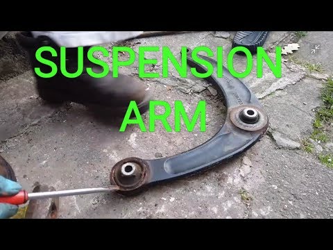HOW TO INSTALL PEUGEOT  307 LOWER CONTROL ARM BUSHEING