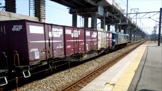 JR貨物 EF210-103号機[吹] 貨物列車5070レ【おしい!編成＆JOTクールシステムコンテナ積載!】