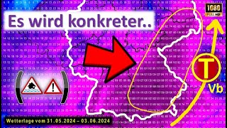 Es wird konkreter. Neuer ModellÜberblick mit hohen Niederschlagsmengen durch VbWetterlage