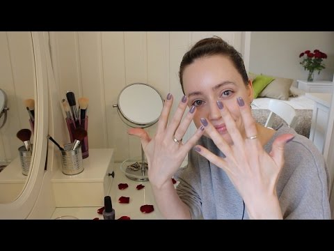 ASMR Nail Filing & Nail Polish Application | Whisper
